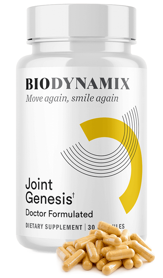 Joint Genesis bottle and ingredients